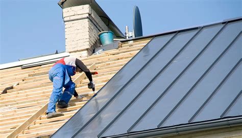 residential steel roofing installation